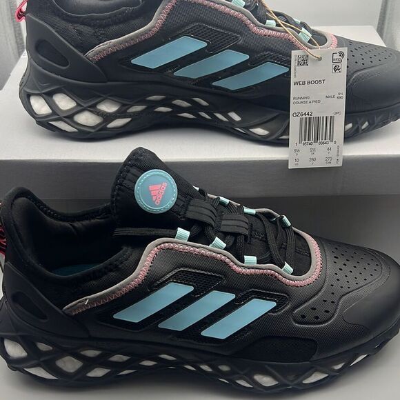 Adidas Web boost running casual ultra boost tech sneaker SHOES GZ6442 NWB Men 10 - Picture 4 of 5